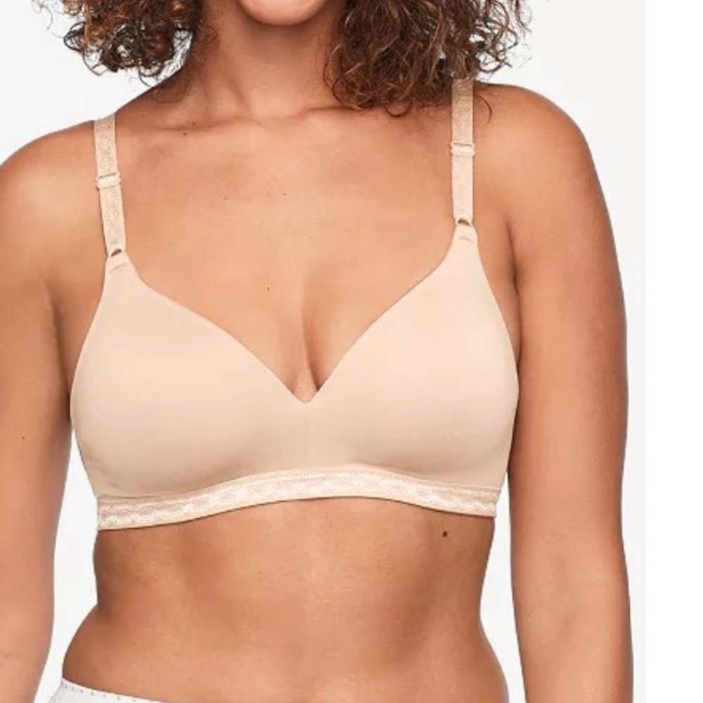 Warner's Women's Cloud 9 Wire Free Contour Bra in Sandshell